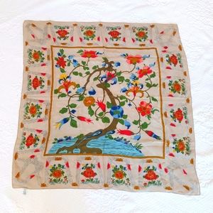 Vintage Metropolitan Museum Of Art Silk Scarf - image 1